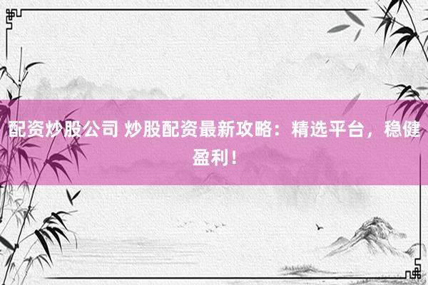 配资炒股公司 炒股配资最新攻略：精选平台，稳健盈利！