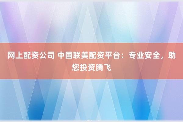 网上配资公司 中国联美配资平台：专业安全，助您投资腾飞